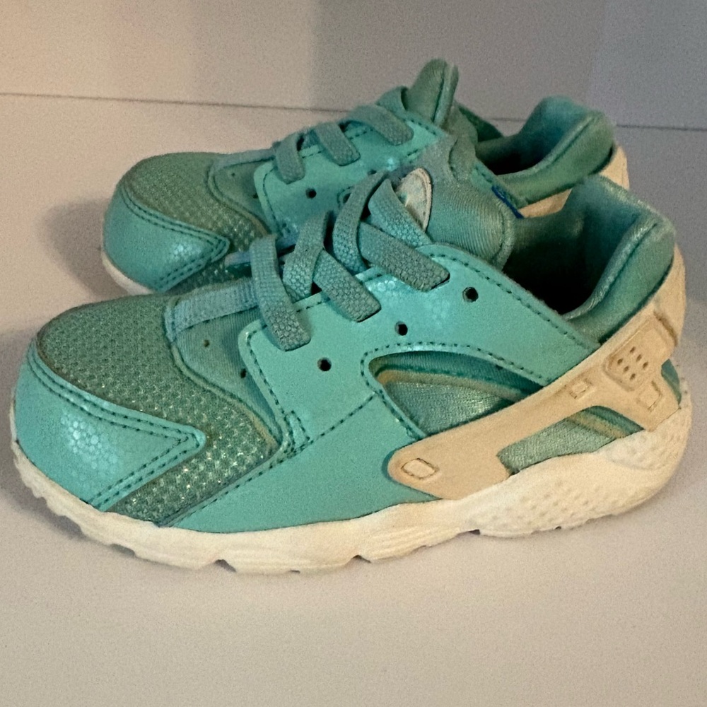 Nike Huarache Run Sparkle TD 'Tropical Twist' Toddler Girls Size 7 / 7c
